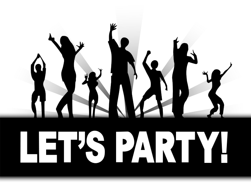 Celebration free party clipart graphics of parties 2