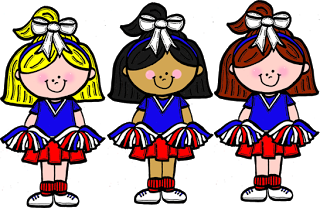 Cheerleader clip art on cheerleading stick figures and cheer 2