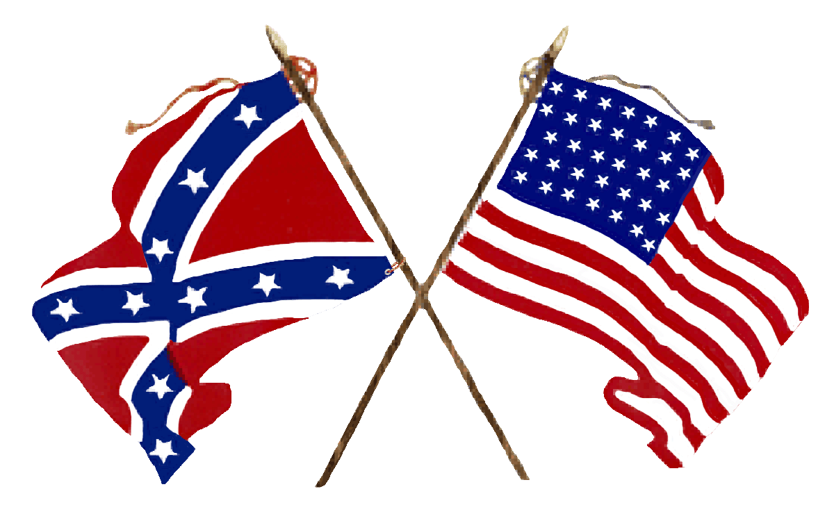 Civil war union flag clipart