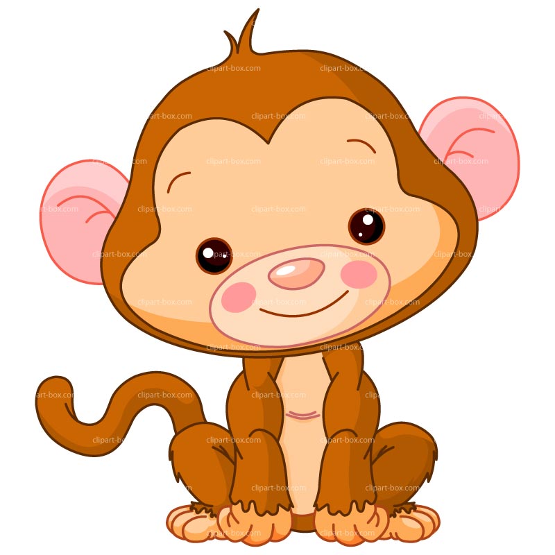 Clip art baby monkey clipart