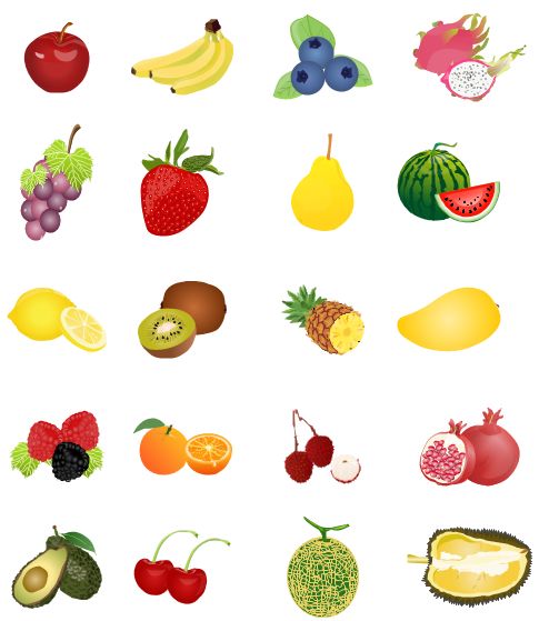 Clip art fruit clipart image
