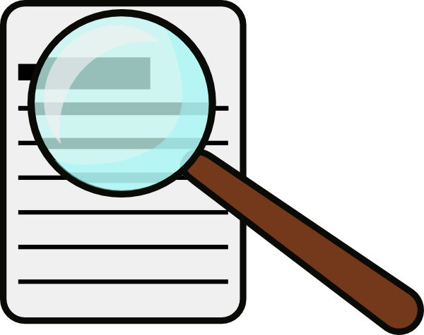 Clipart science magnifying glass clipart