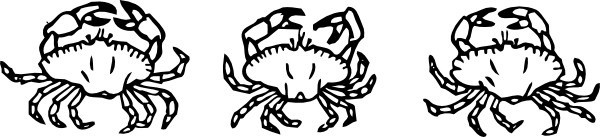 Crab clip art free vector in open office drawing svg svg 2