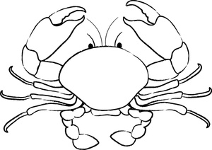 Crab clipart black and white free clipart images 2 clipartix