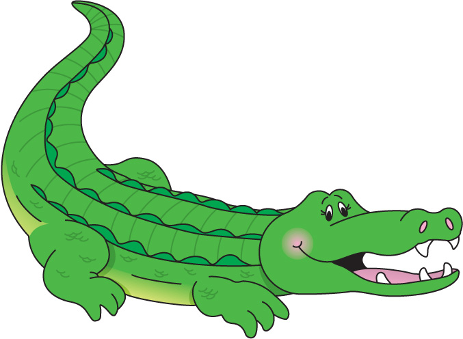 Cute baby alligator clipart free clipart images 3