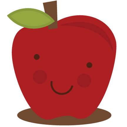 Cute fall apple clipart