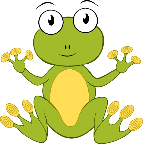 Cute hopping frog clipart free clipart images 2 clipartix 4