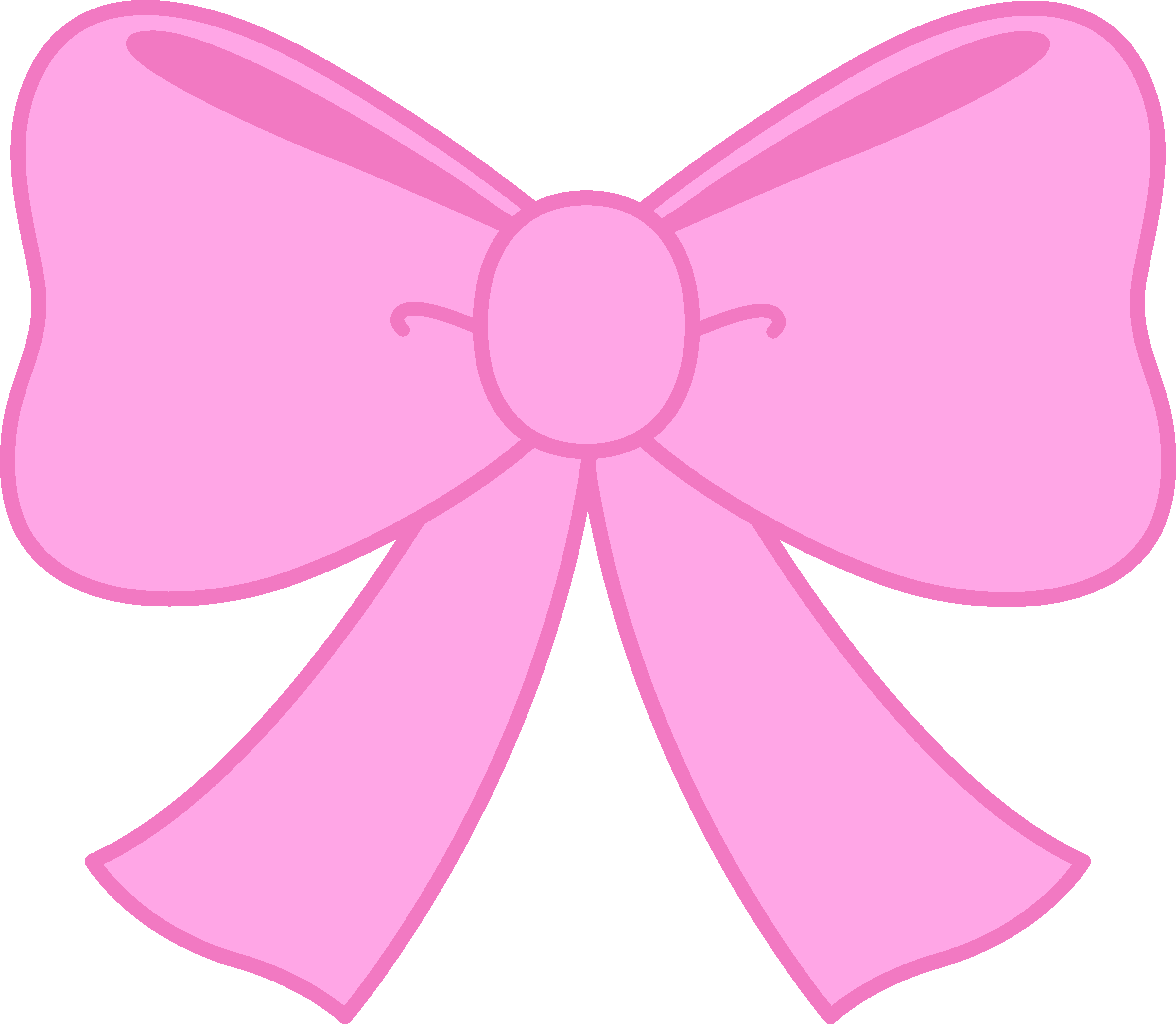 Cute pink bow clipart free clip art