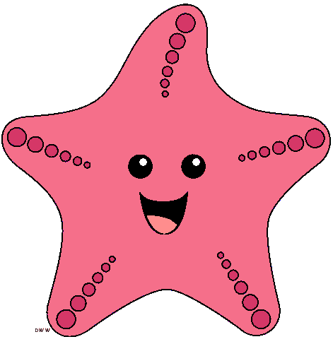 Cute starfish clipart free clipart images 3