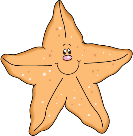Cute starfish clipart free clipart images 5