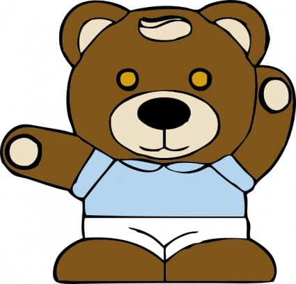Cute teddy bear clip art free vector for free download about 8