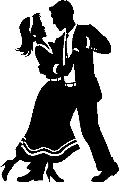 Dance clip art black and white free clipart images 2