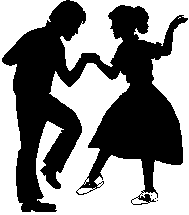 Dance clip art black and white free clipart images