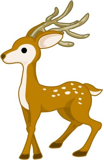 Deer clip art for kids free clipart images
