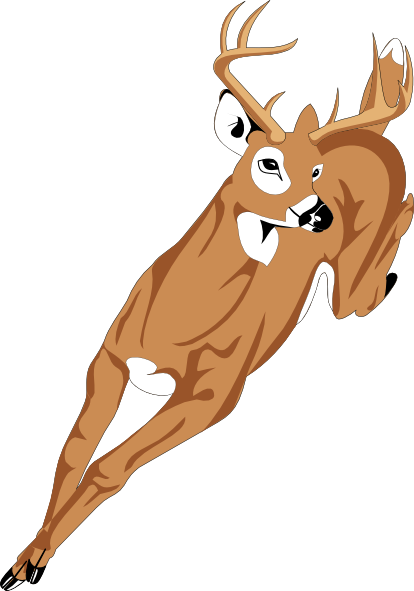 Deer drawing clipart