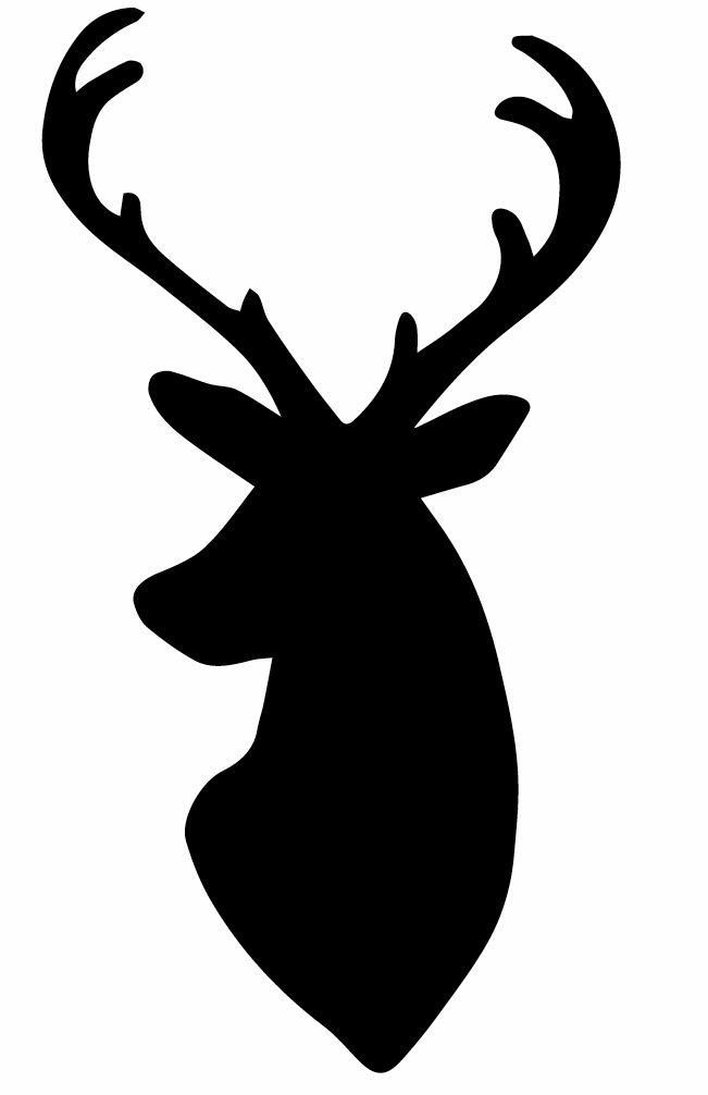 Deer head silhouette clip art clipart clipart