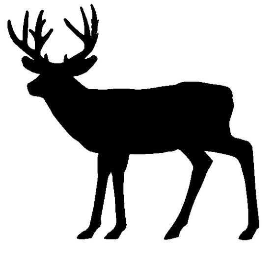 Deer siluet pictures whitetail deer silhouette running whitetail clip art