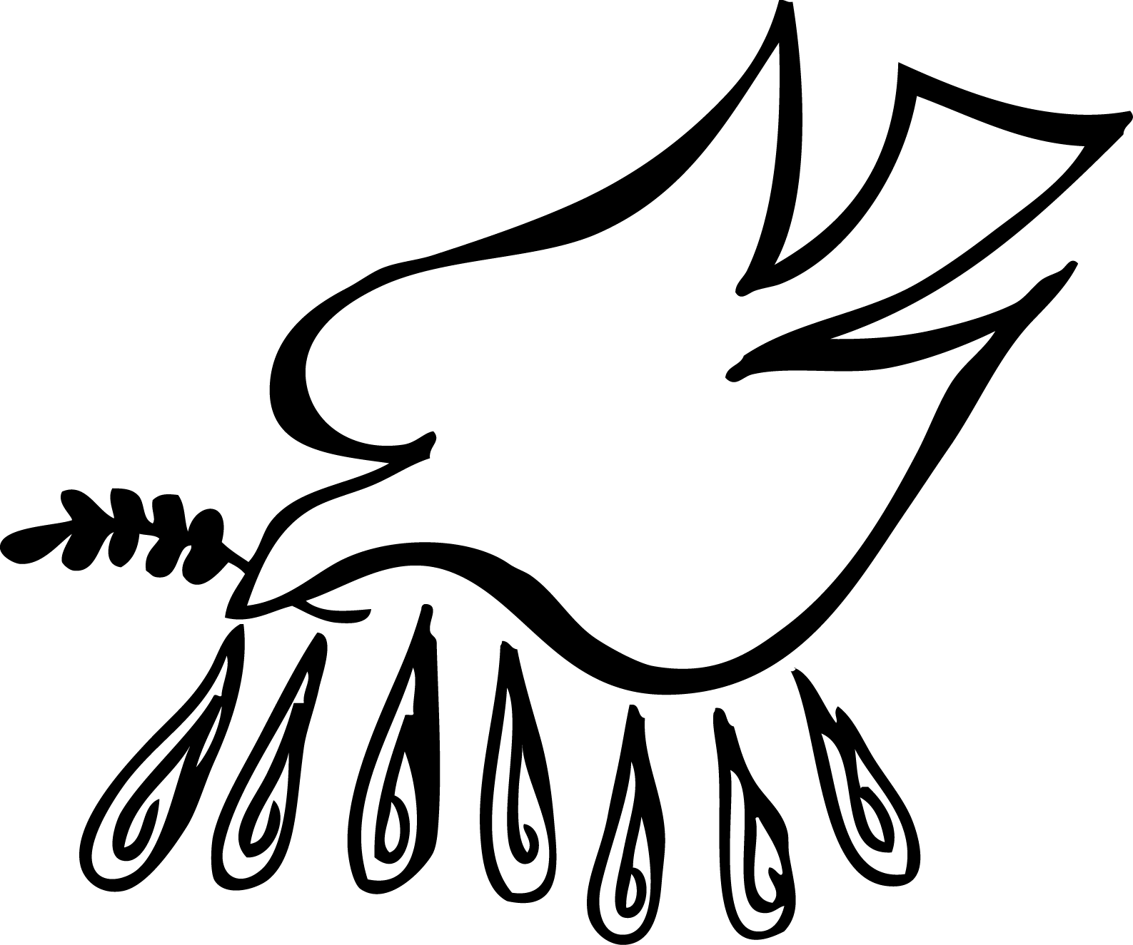 Dove holy spirit symbols clipart clipart kid