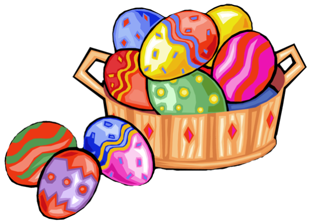 Easter egg clip art for the easter season