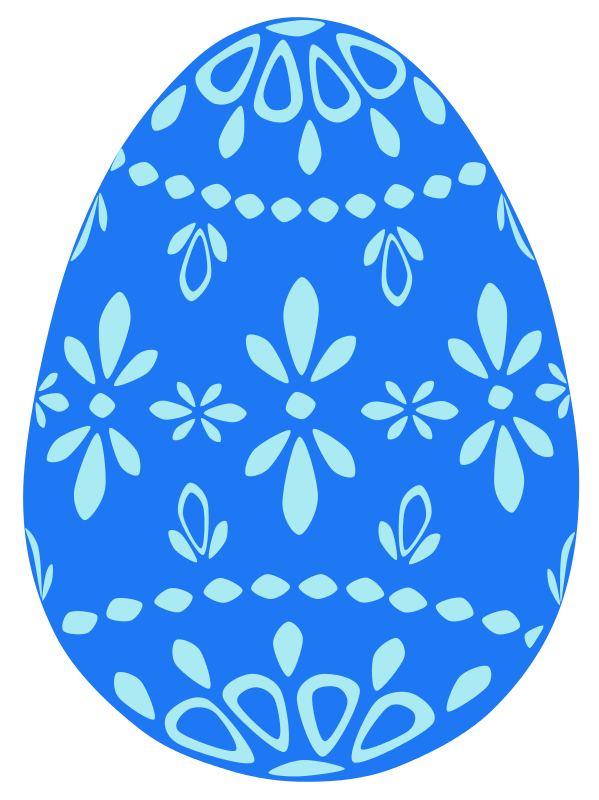 Easter egg free to use clipart
