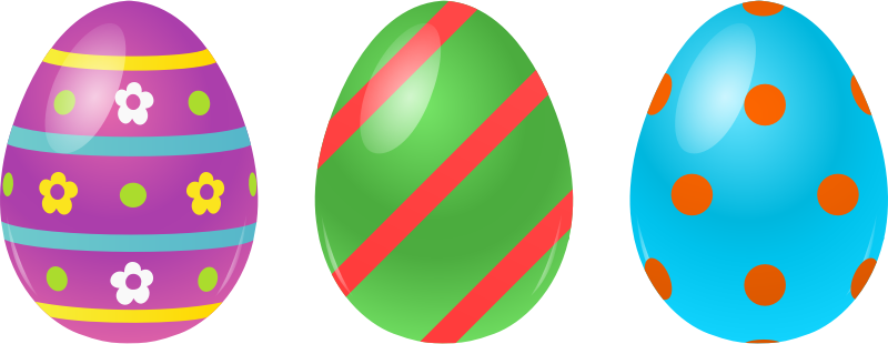 Easter egg free to use cliparts 2