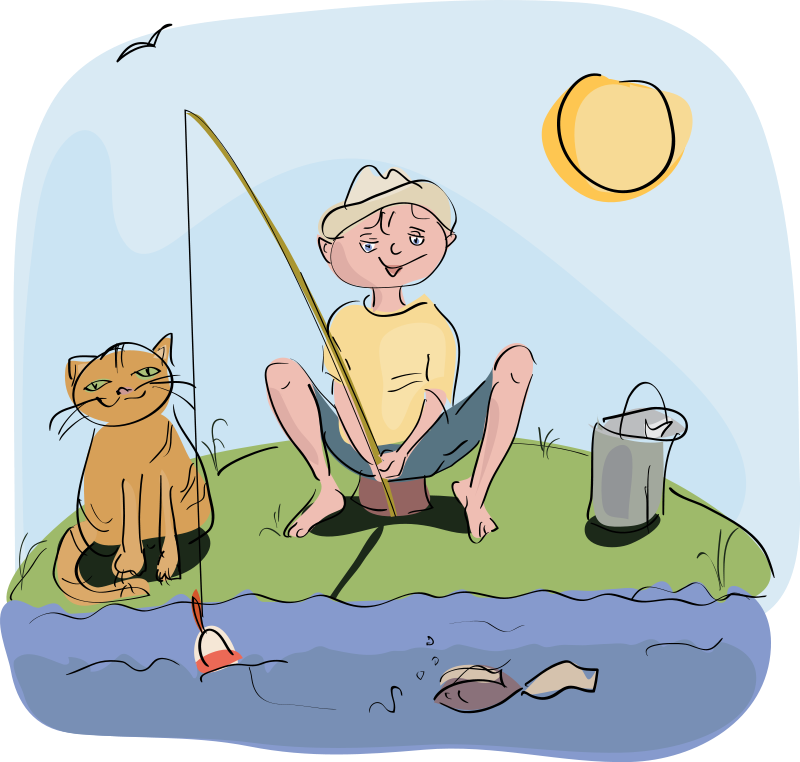 Fishing free to use clip art