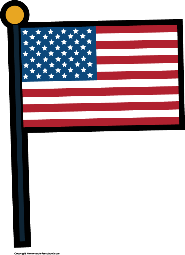 Free american flags clipart 11