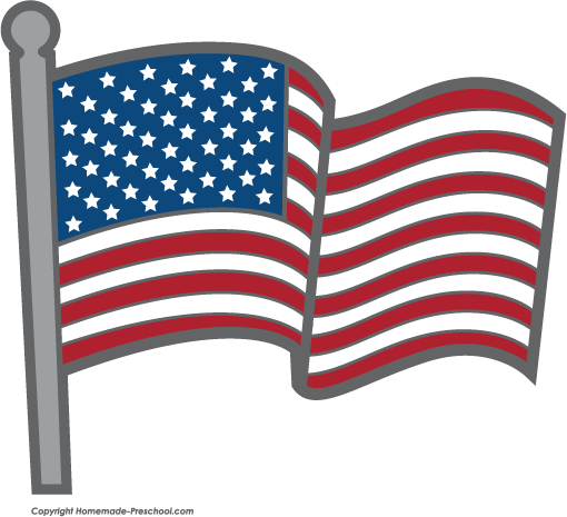 Free american flags clipart 8