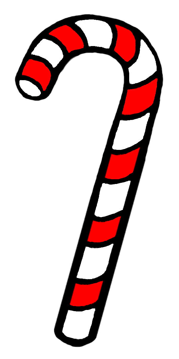 Free candy cane border cliparts