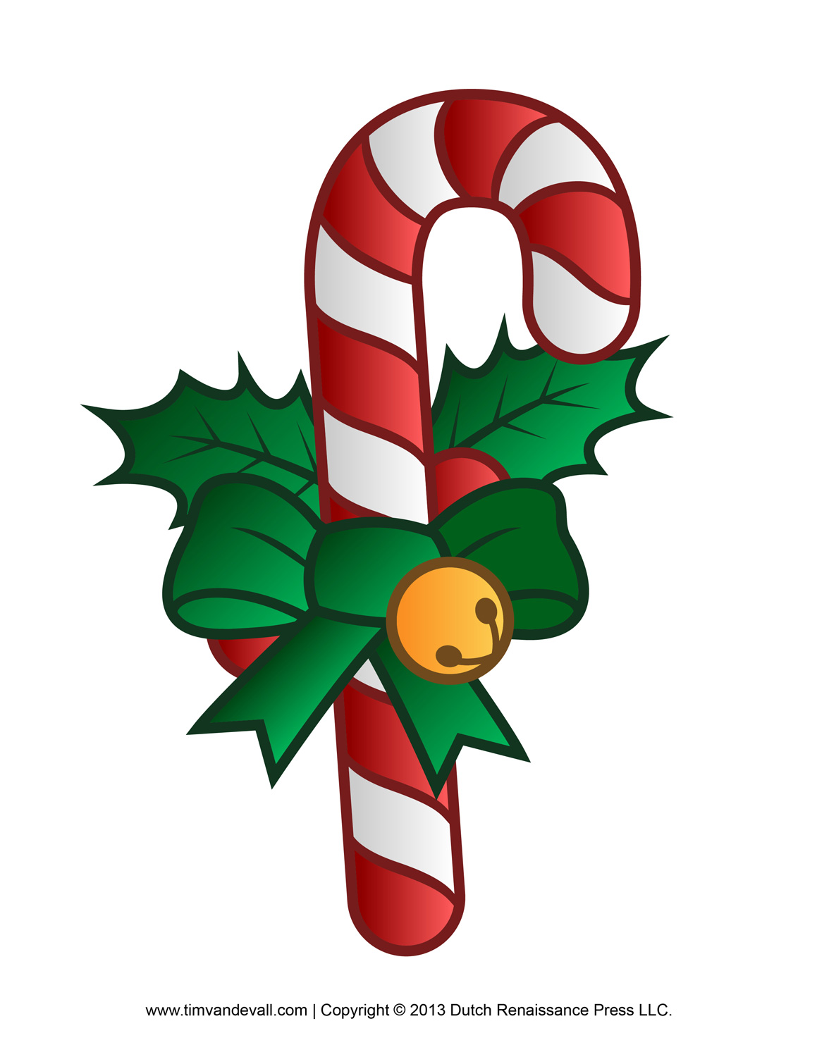 Free candy cane template printables clip art 2