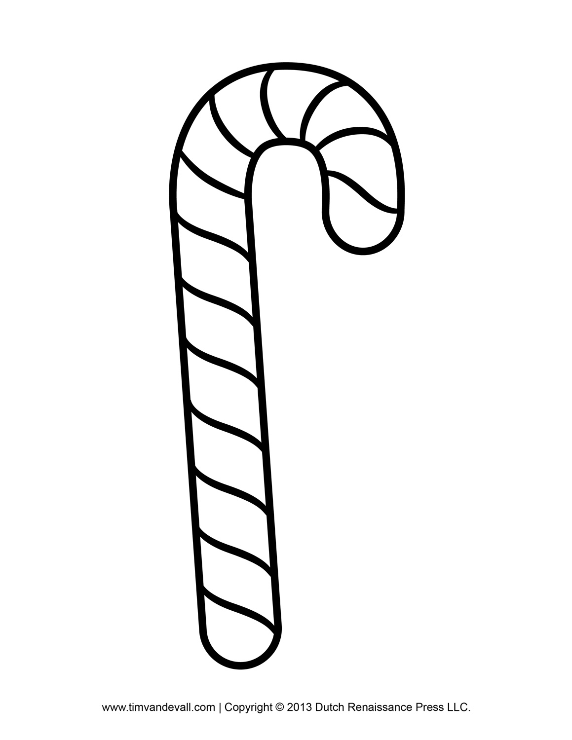 Free candy cane template printables clip art 4