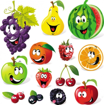 Free cartoon fruit clipart free vector download files for 2
