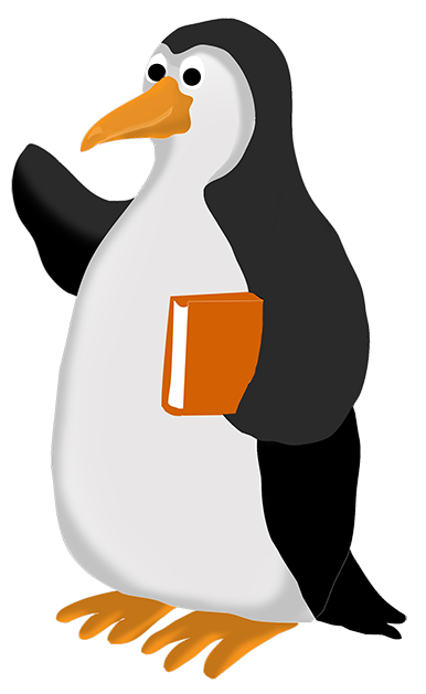 Funny penguin clip cliparts