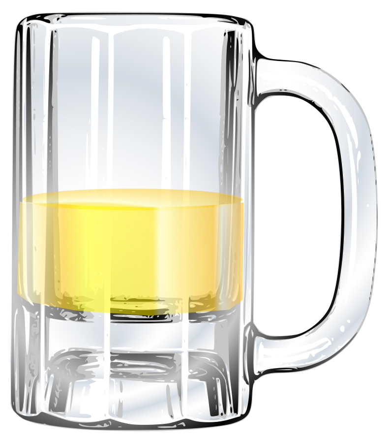 Glass of beer clip art on free clipart images clipartix 4