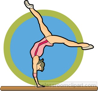 Gymnastics clipart black and white free clipart 3