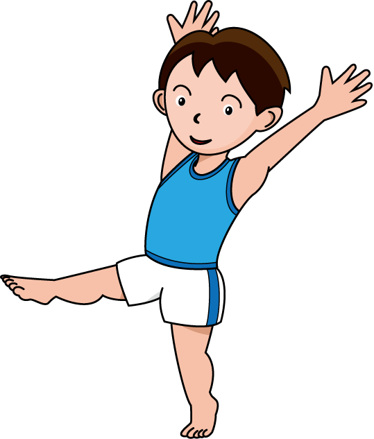Gymnastics clipart black and white free clipart 5