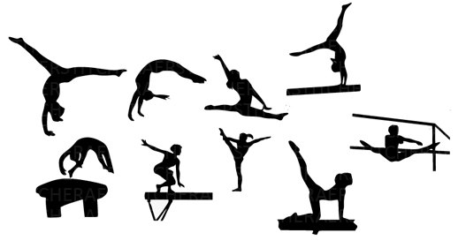 Gymnastics gymnast clip art