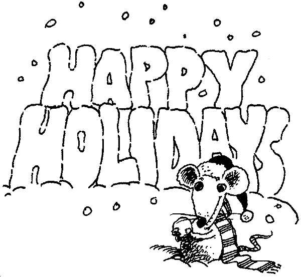 Happy holidays clipart graphic