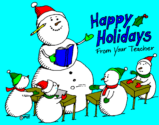 Happy holidays happy snowmen seasons clip art