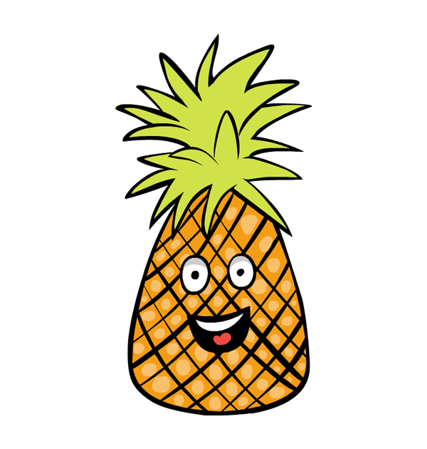 Hawaiian pineapple clipart free clip art images image 0 3