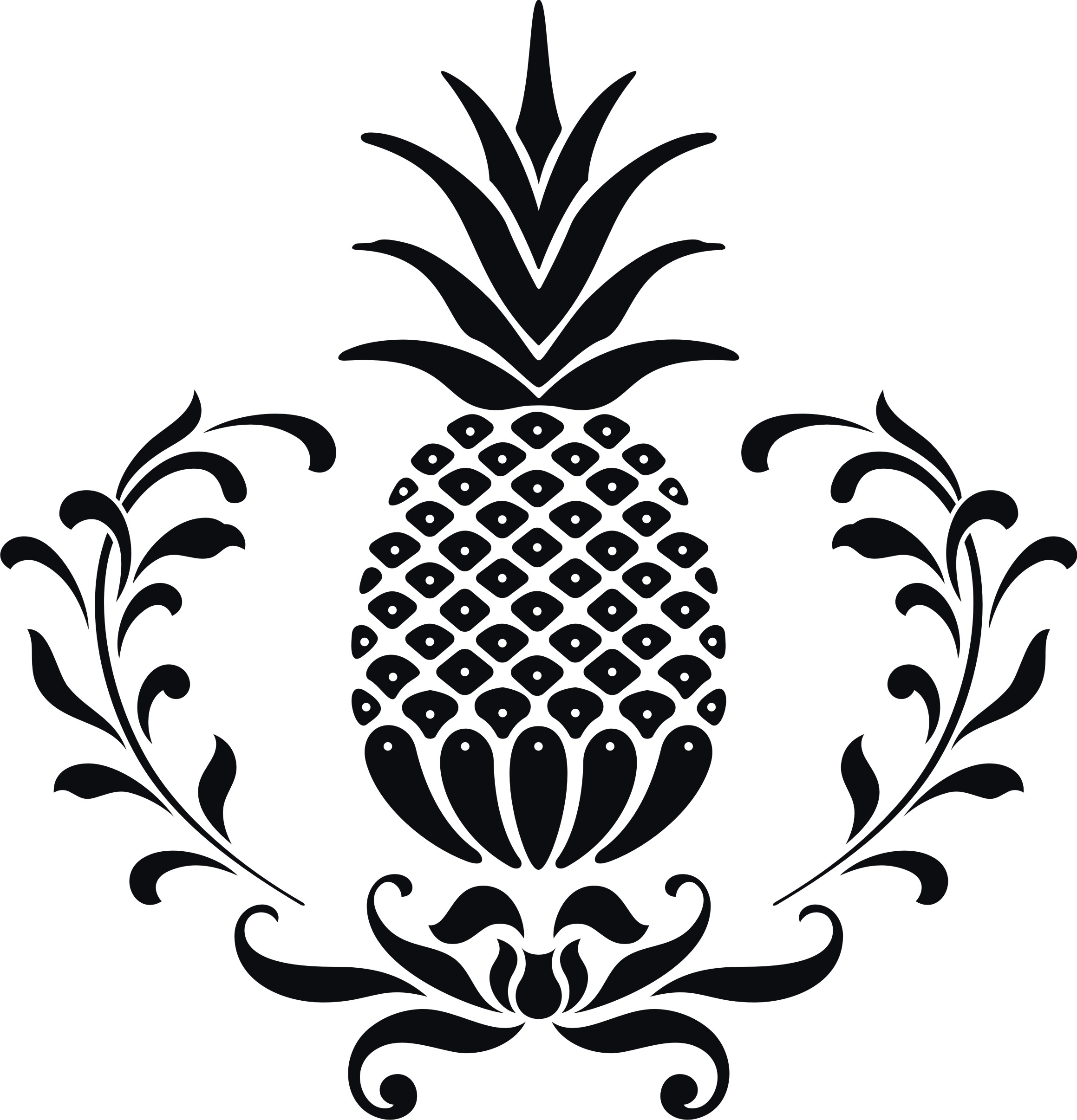 Hospitality pineapple clipart