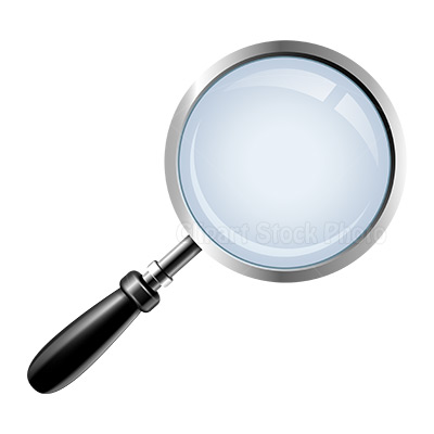 Image magnifying glass clipart