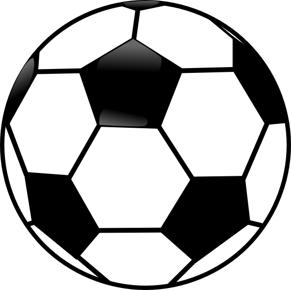 Image of football clipart black and white football player