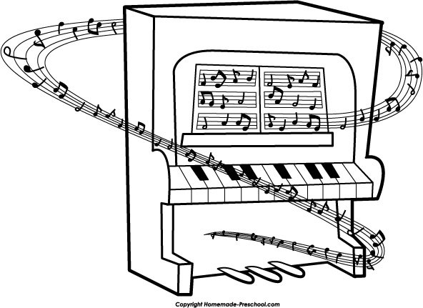Jazz piano clipart free clipart images clipartix