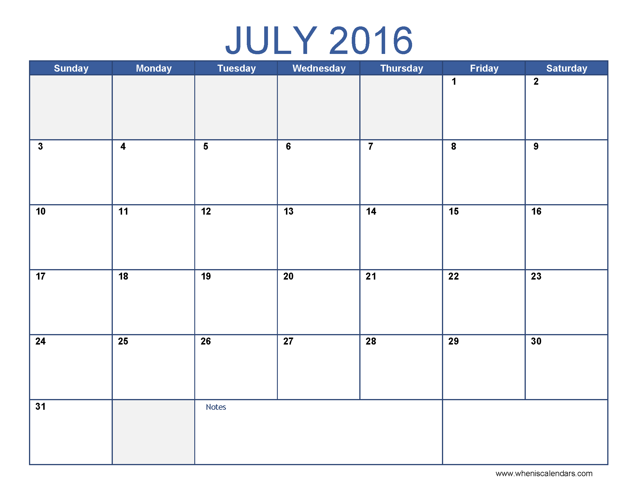 July 6 calendar clipart 4
