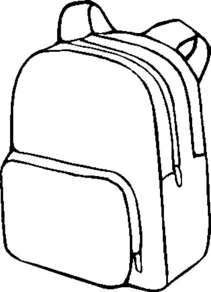 Kid with backpack clipart free clipart images clipartix 4