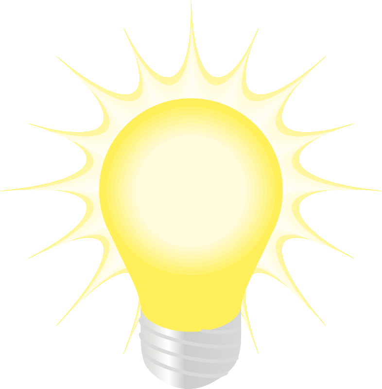 Light bulb free to use clipart 2