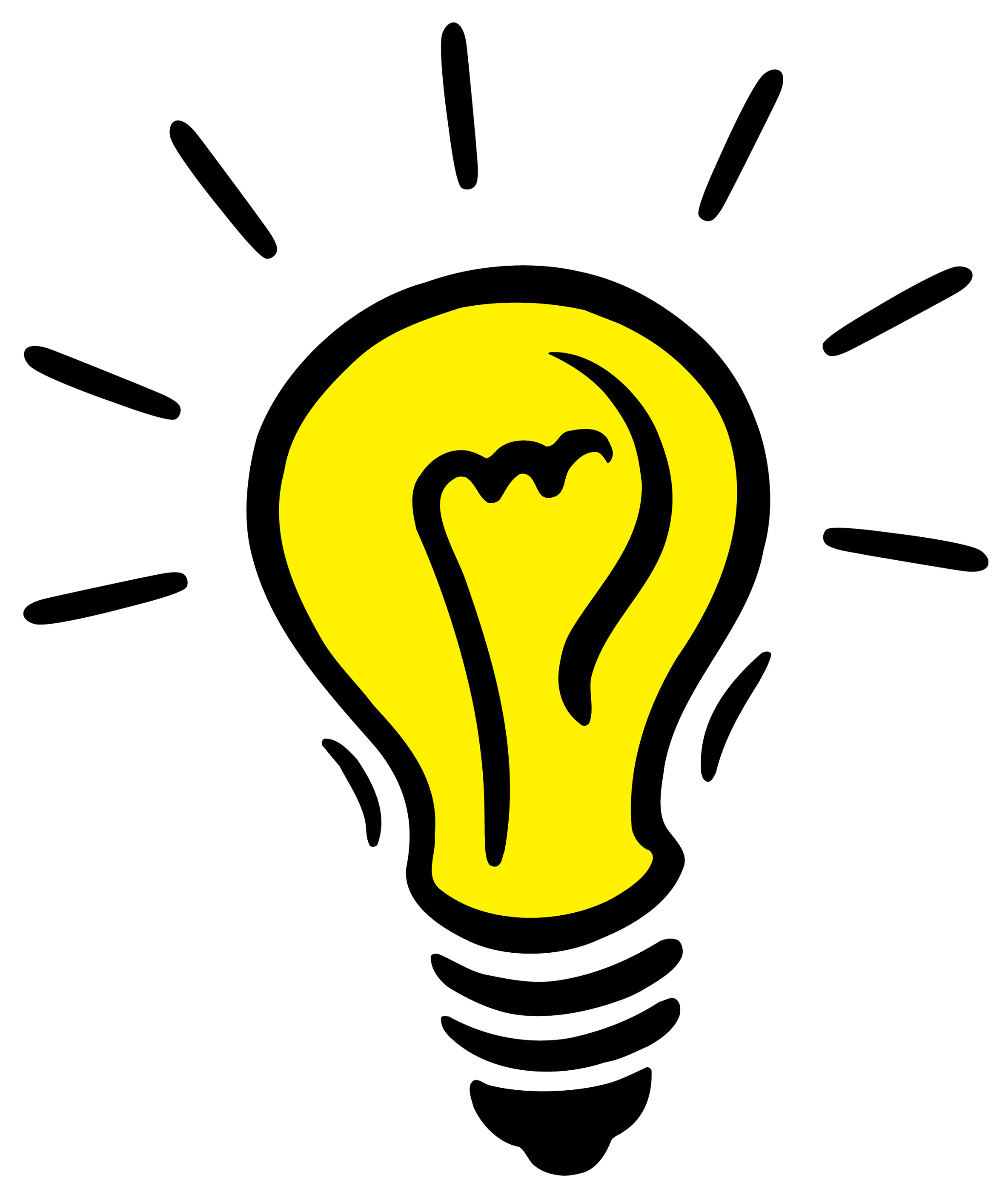 Light bulb idea clip art free clipart images