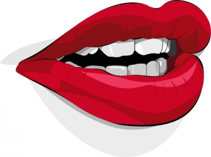Lips mouth clip art free vector in open office drawing svg svg