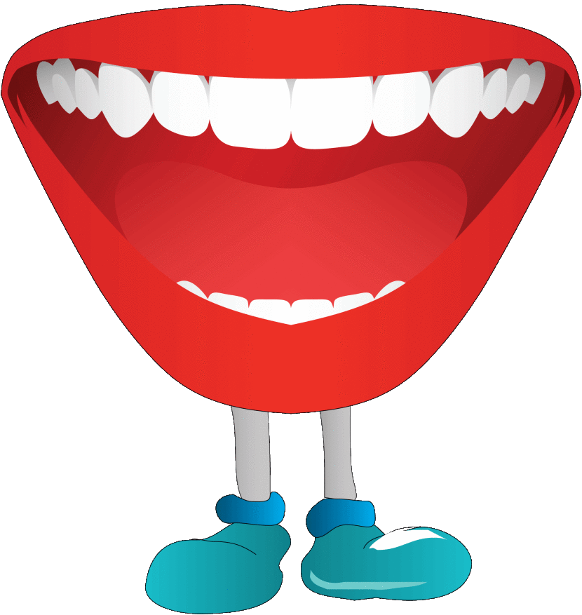 Lips talking mouth clipart